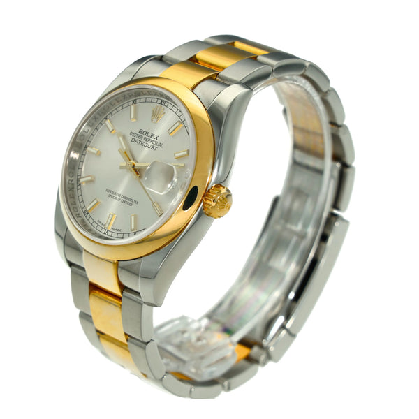 Datejust 116203 - Silver Baton Dial - 2008