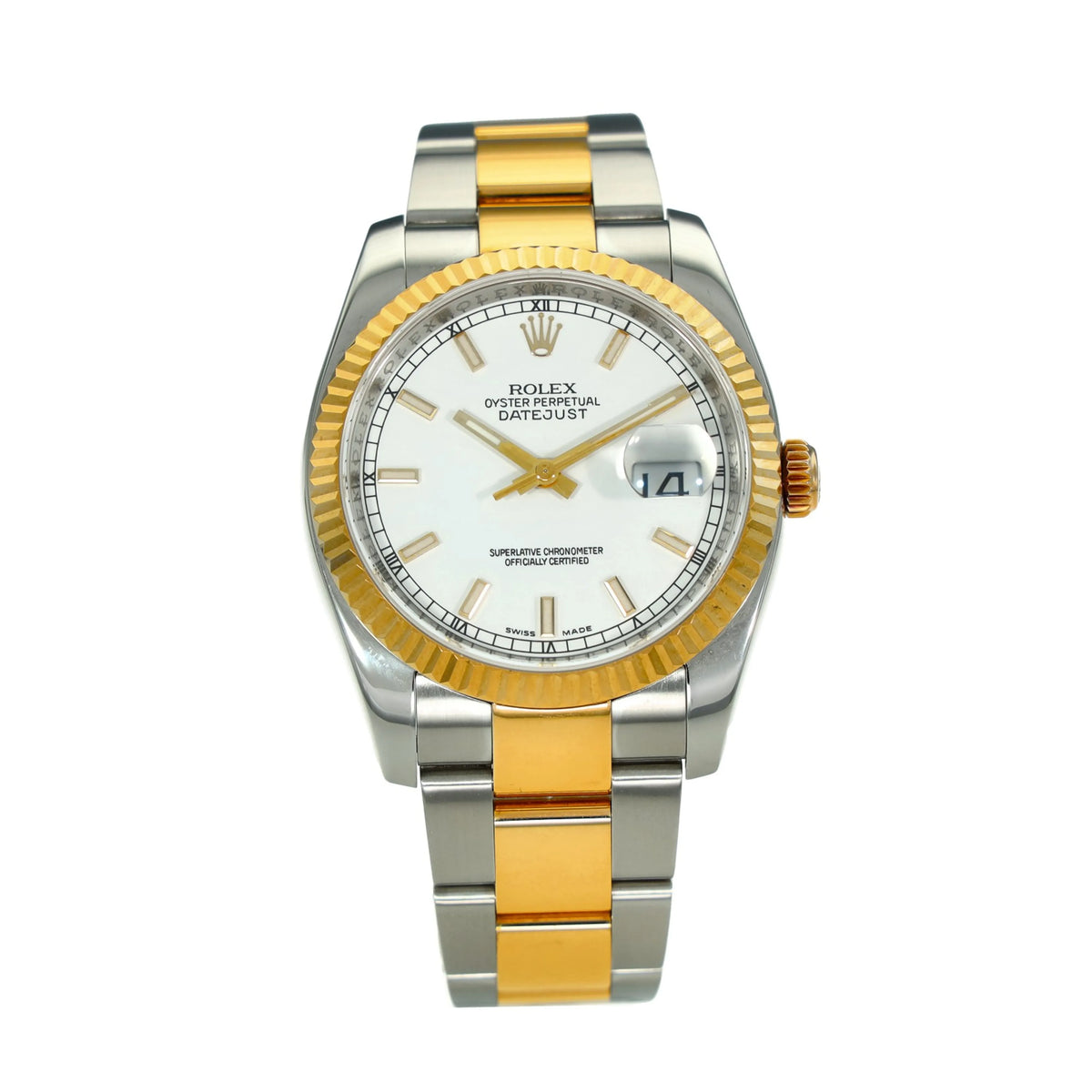 Datejust 116233 - White Baton Dial - 2010
