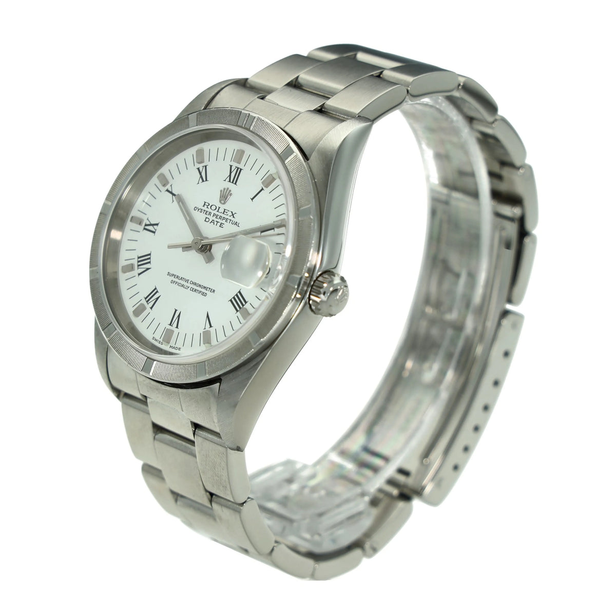 Oyster Perpetual Date 15210 - White Dial - 2006
