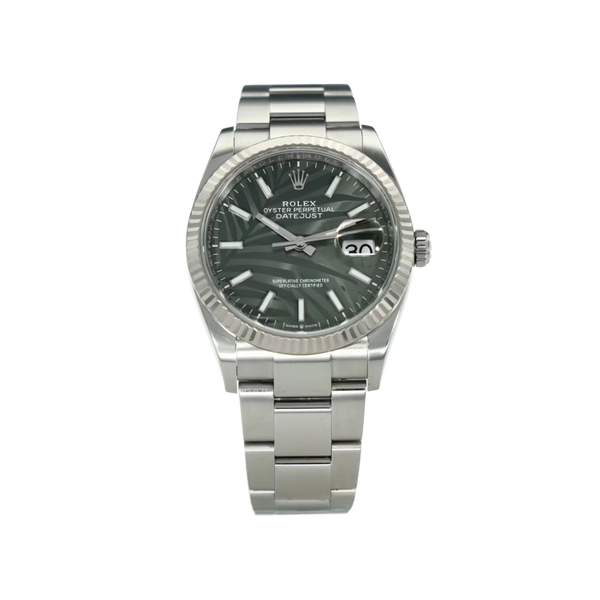 Datejust 36 126234 “Jungle” – Green Palm Motif Dial – 2022
