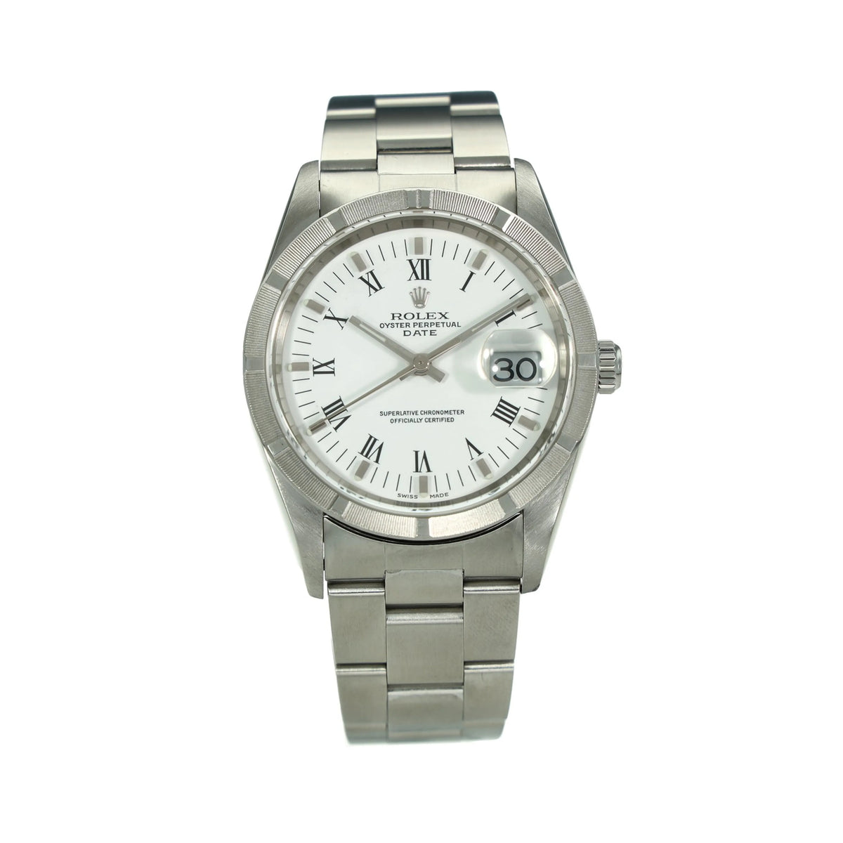 Oyster Perpetual Date 15210 - White Dial - 2006